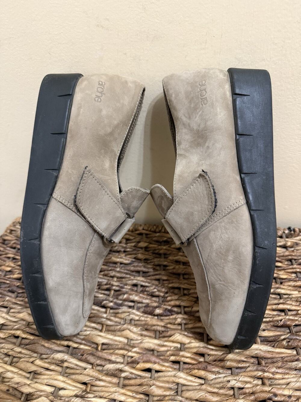 Arche Woman’s Shoes Gray Moccasins EU 41 US 10/10.5 Made In France